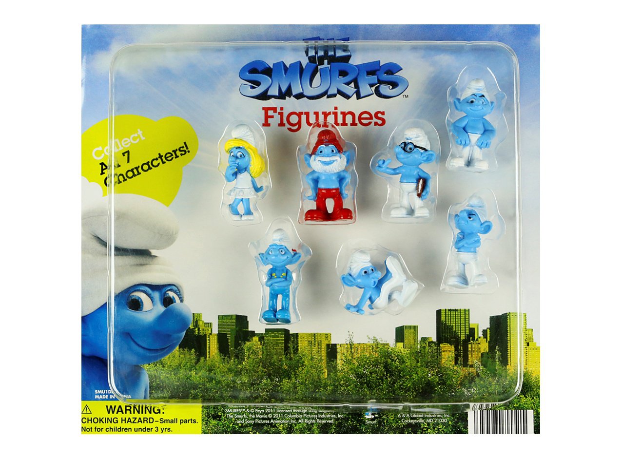 the smurfs figurines