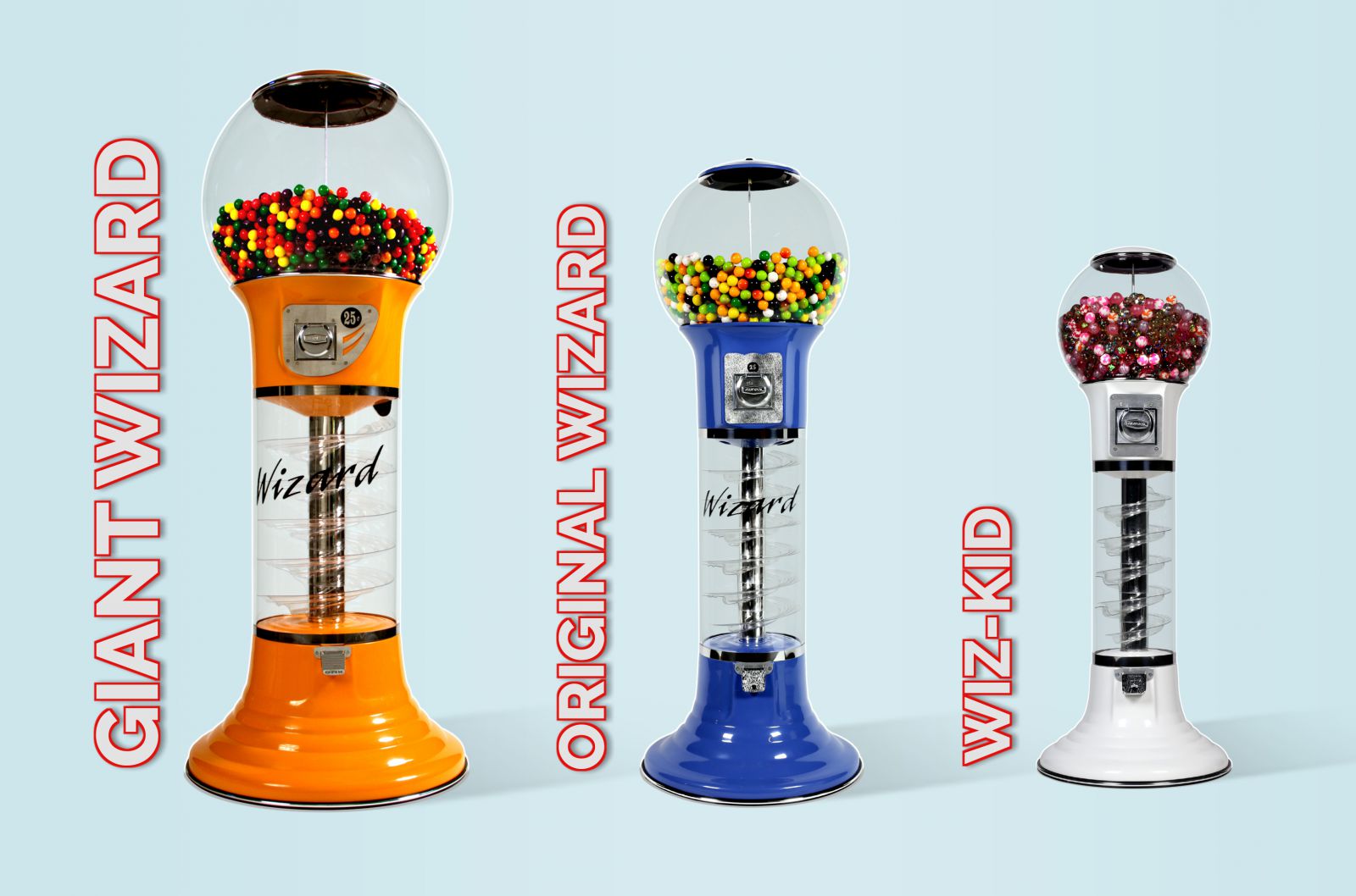 Original Wizard Spiral Gumball Machine