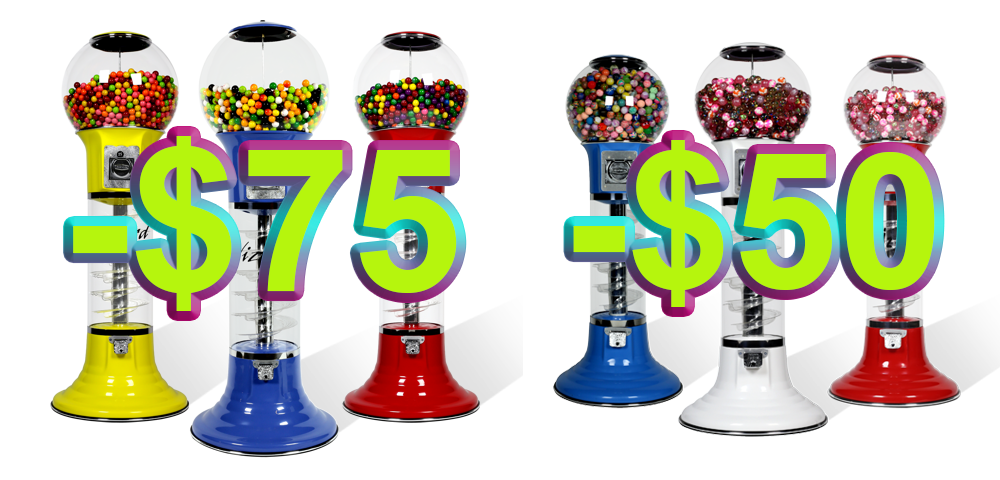 5' Wizard Spiral Gumball Machine