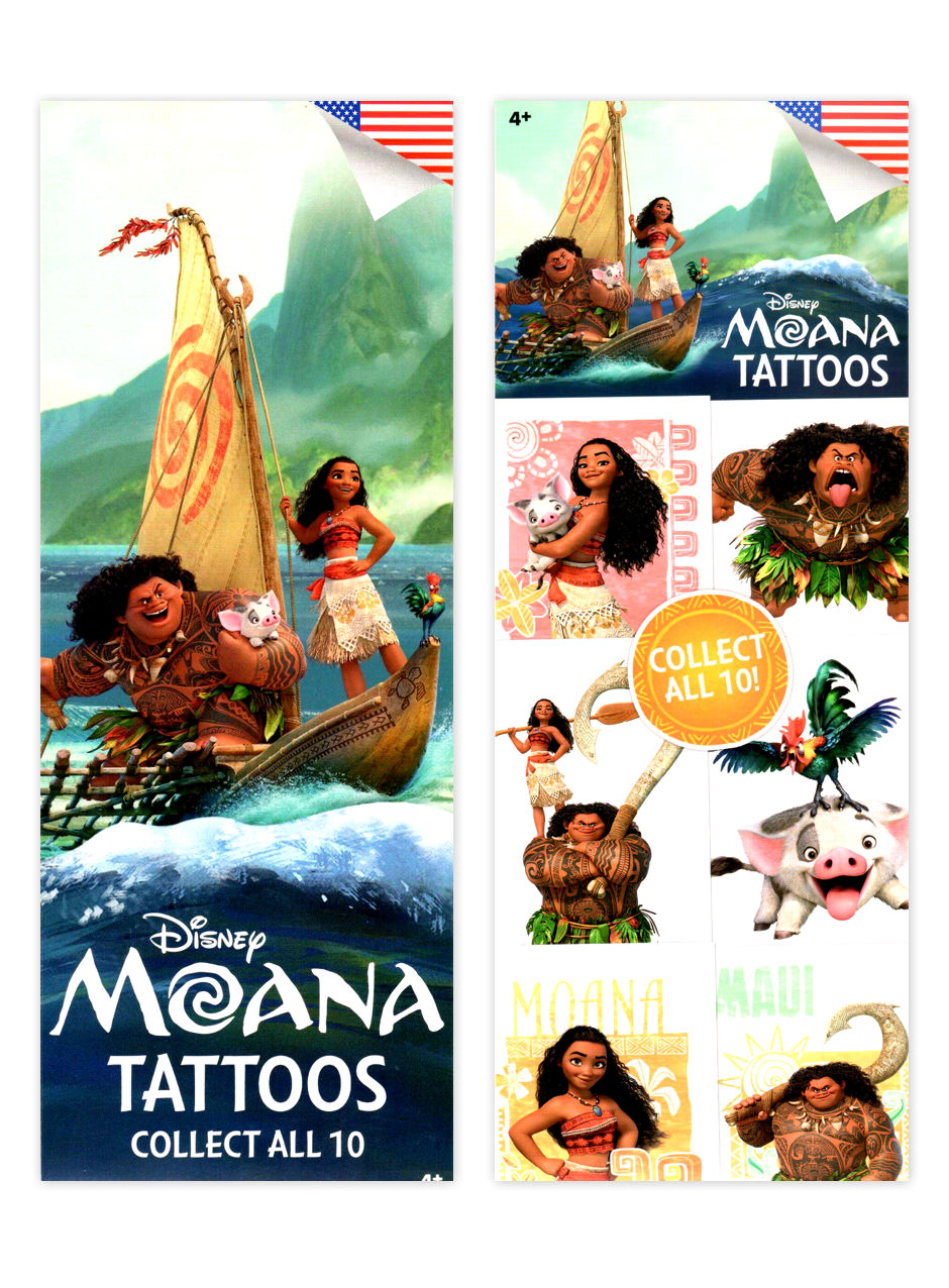 Disney's Moana Tattoos (display)