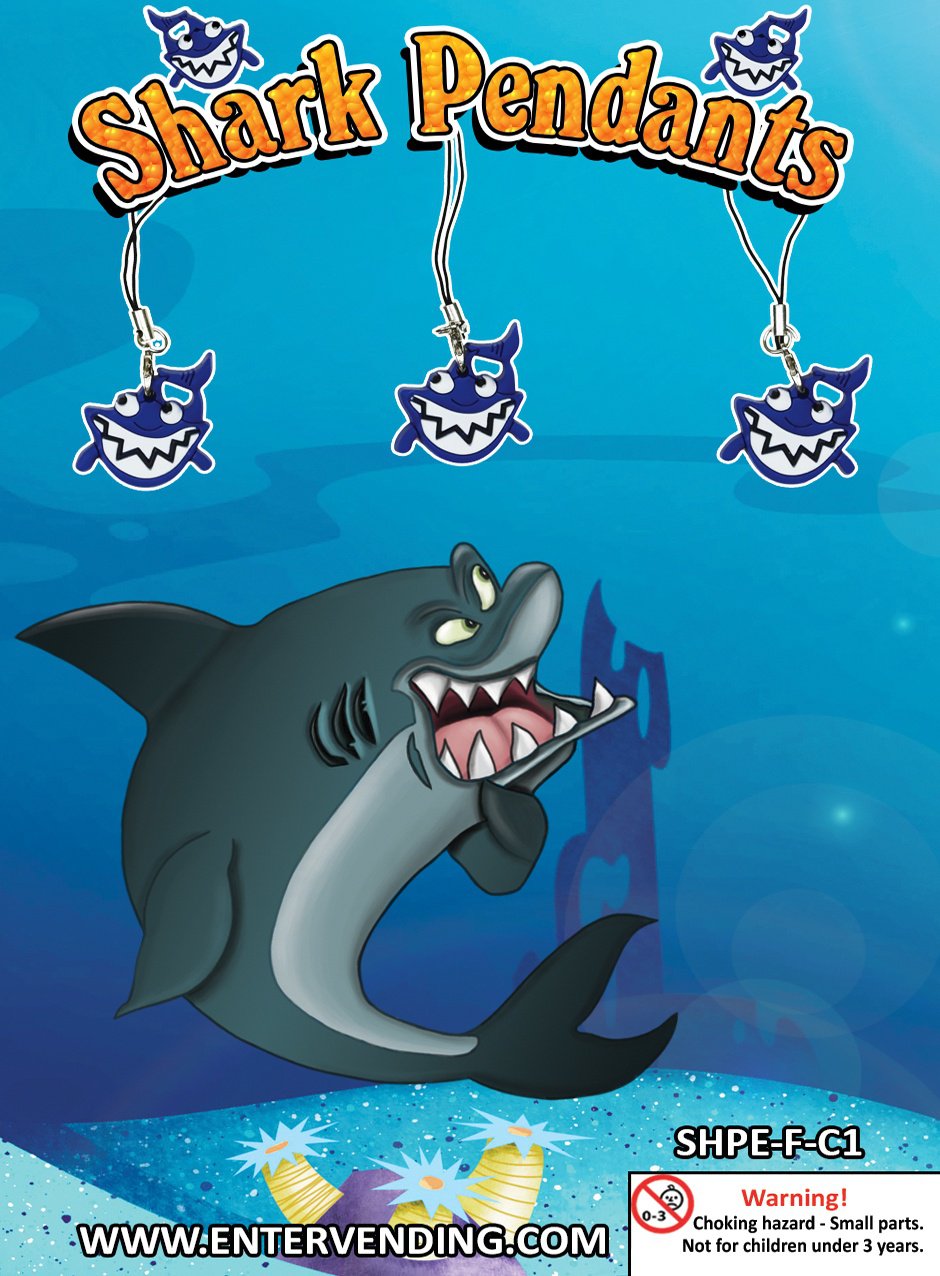 Shark Pendants (display)