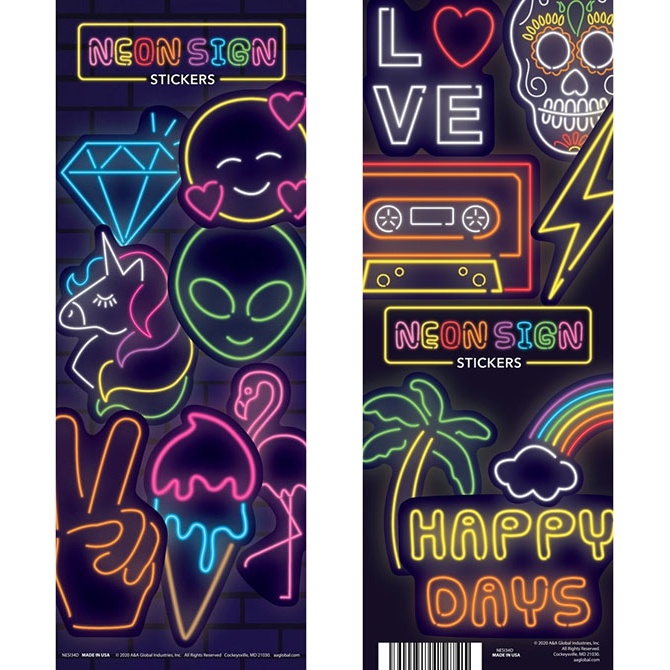 Neon Sign Stickers