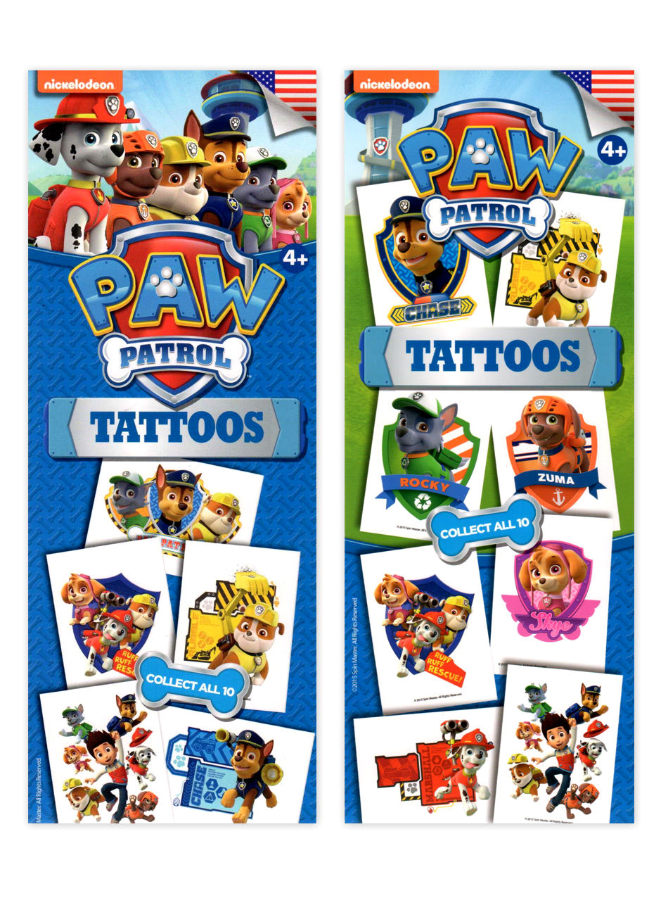 Buy Paw Tattoos - Nickelodeon