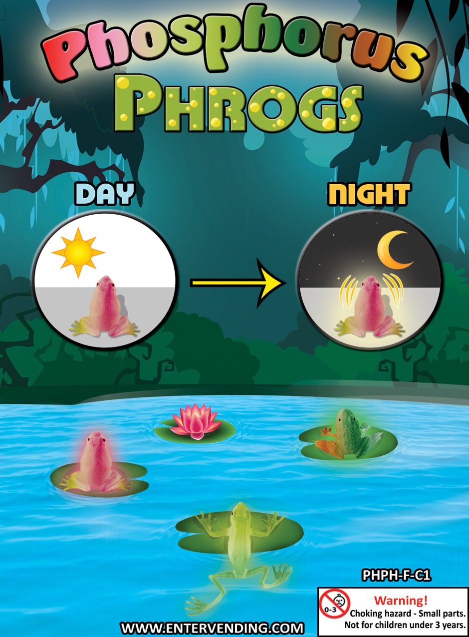 Phosphorus Frogs (display)