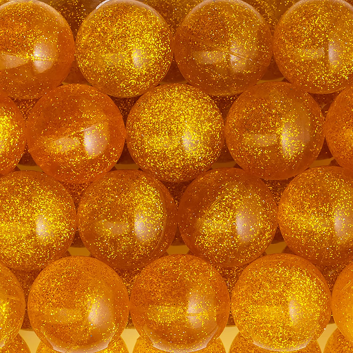 Glitter Hi-Bounce Balls Gold 45 mm