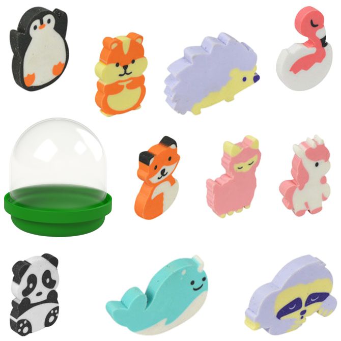 Cute Animal Erasers in 2''