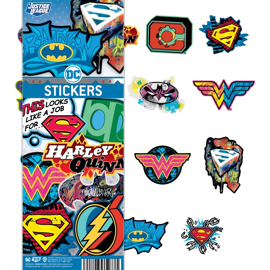 DC Comics™ Logo Stickers