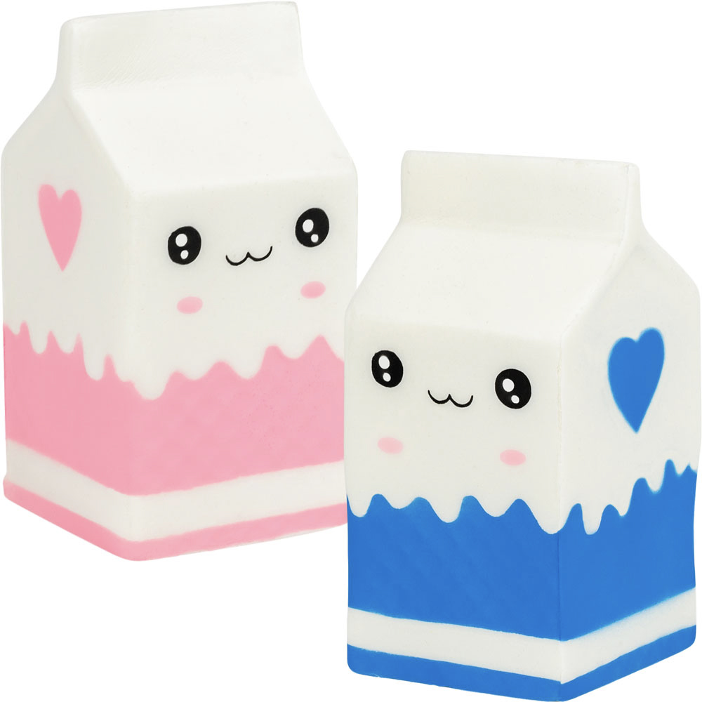 Squishy Milk Carton Stress Toy Fidget Squeeze Prize Gift Squishy Milk Carton Stress Toy Fidget Squeeze Prize Gift
