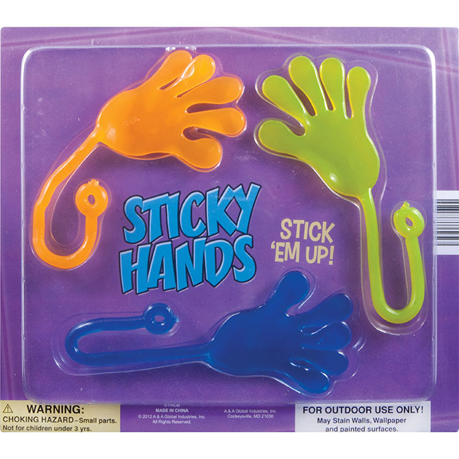 Buy vending toys Large Sticky Hands wholesale - EnterVending