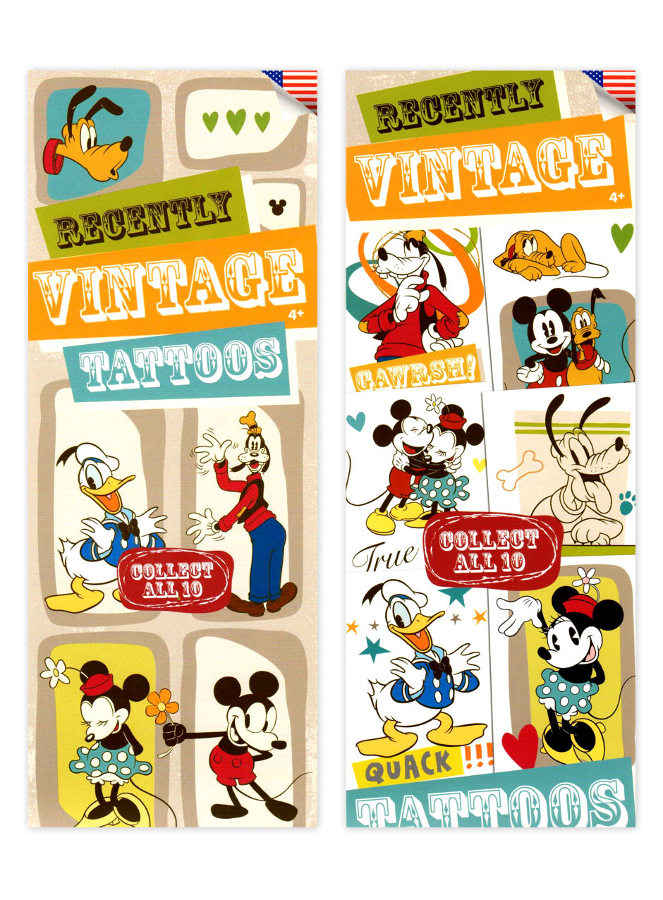 Disney Vintage Mickey Mouse Tattoos