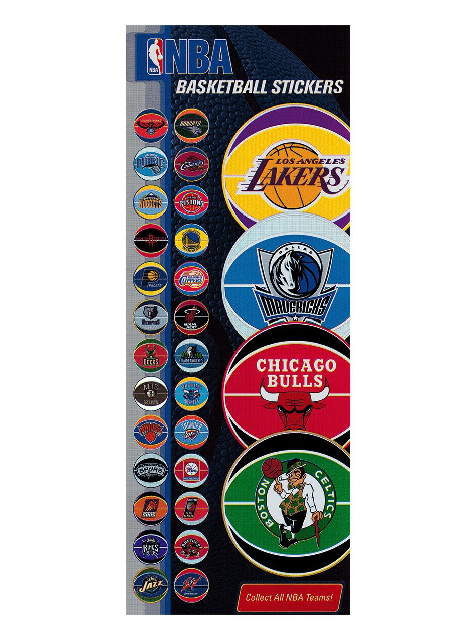 Stickers NBA Foil Basketball (display)