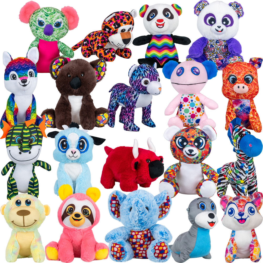 Plush Toy Stuffed Animal Prize Party Plush Collection Bundle Plush Toy Stuffed Animal Prize Party Plush Collection Bundle