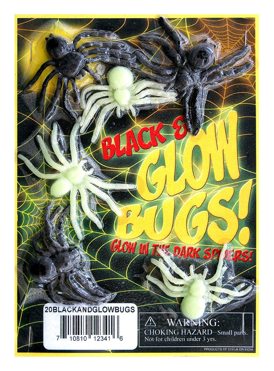 Black & Glow Bugs (display)