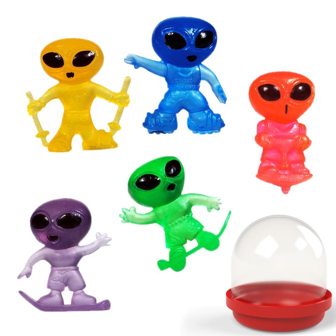 Mini Alien Series 10 Figurines in 1.1