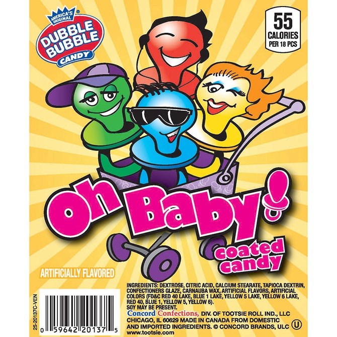 Buy Oh Baby Coated Candy Pacifiers bulk vending candies for candy