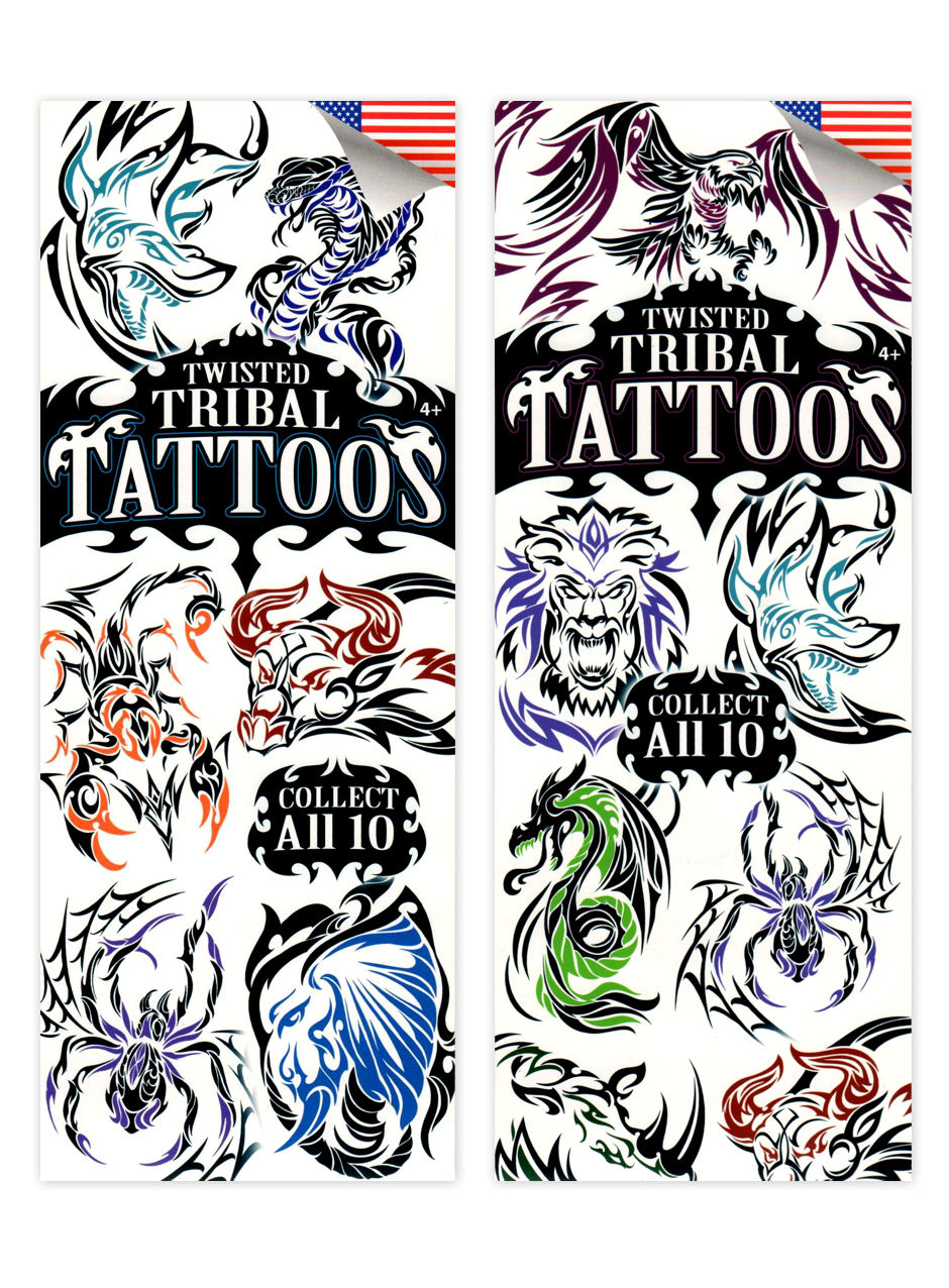 Twisted Tribal #2 Tattoos (display)