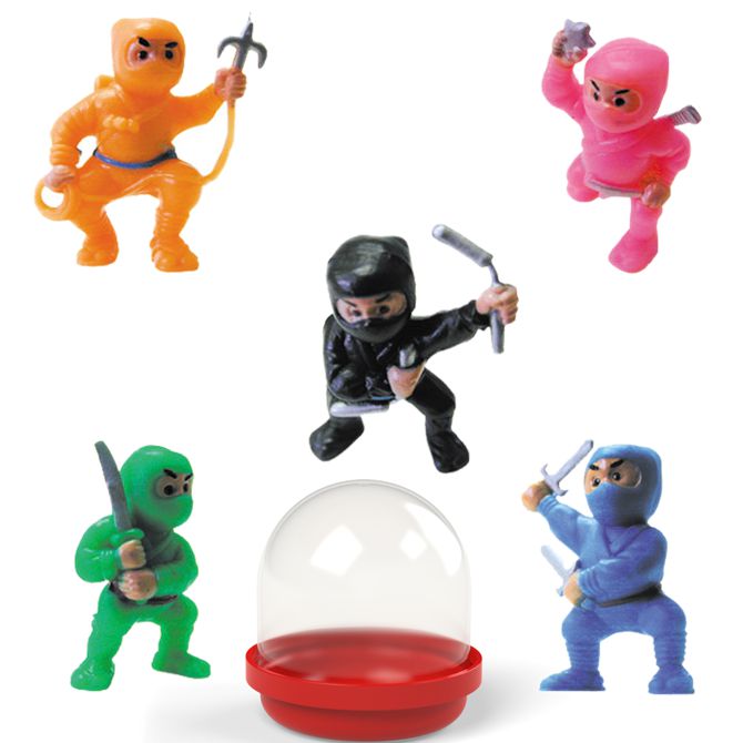 Ninja Fighters Figurines in 1.1