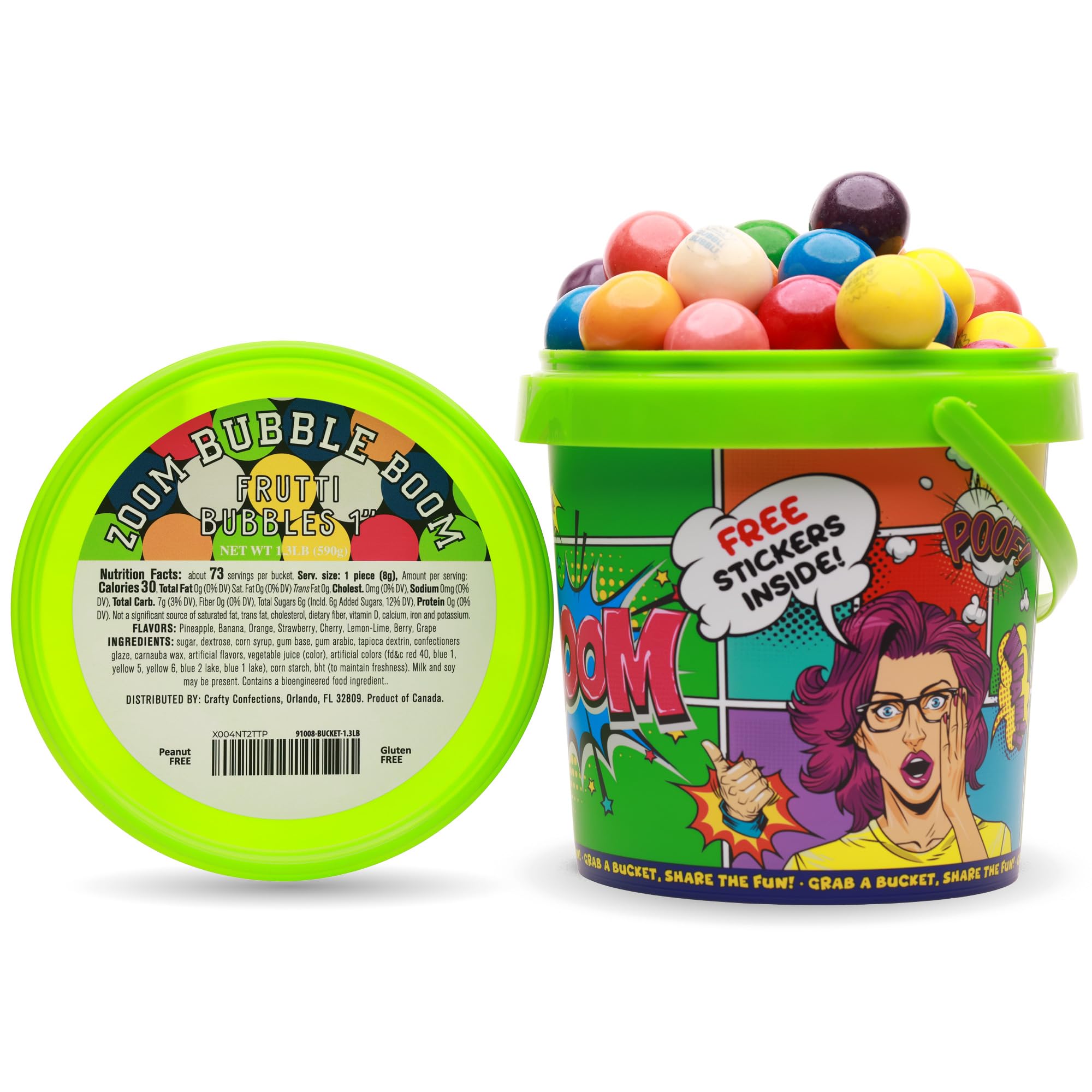Chewing Bubble Gum Balls – 1 Inch Gumballs Assorted Fruit Flavors – 1.3 LB Vending Machine Refill – Baseball Double Bubble Gum Bulk for Goody Bags & Candy Bar Chewing Bubble Gum Balls – 1 Inch Gumballs Assorted Fruit Flavors – 1.3 LB Vending Machine Refill – Baseball Double Bubble Gum Bulk for Goody Bags & Candy Bar