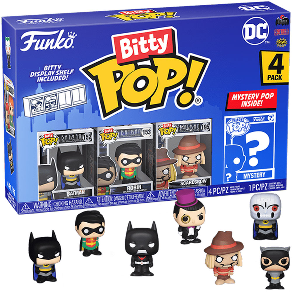 Bitty Pop DC Comics Batman Robin Scarecrow Mystery Figure Collection Bitty Pop DC Comics Batman Robin Scarecrow Mystery Figure Collection