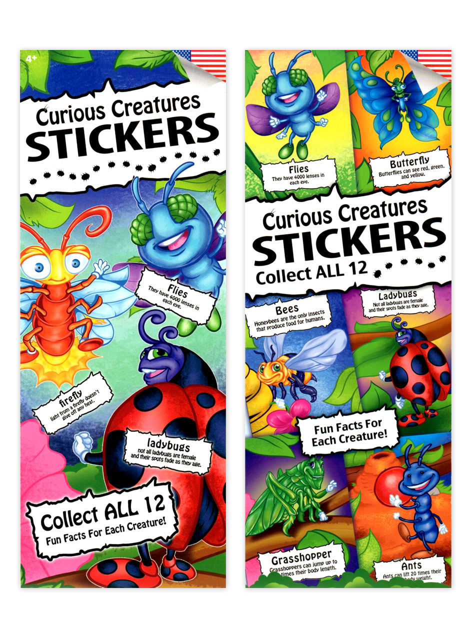 Curious Creatures Stickers