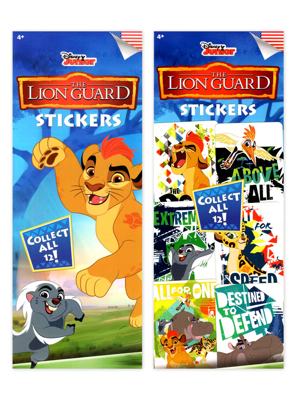 Disney Lion Guard Stickers (display)
