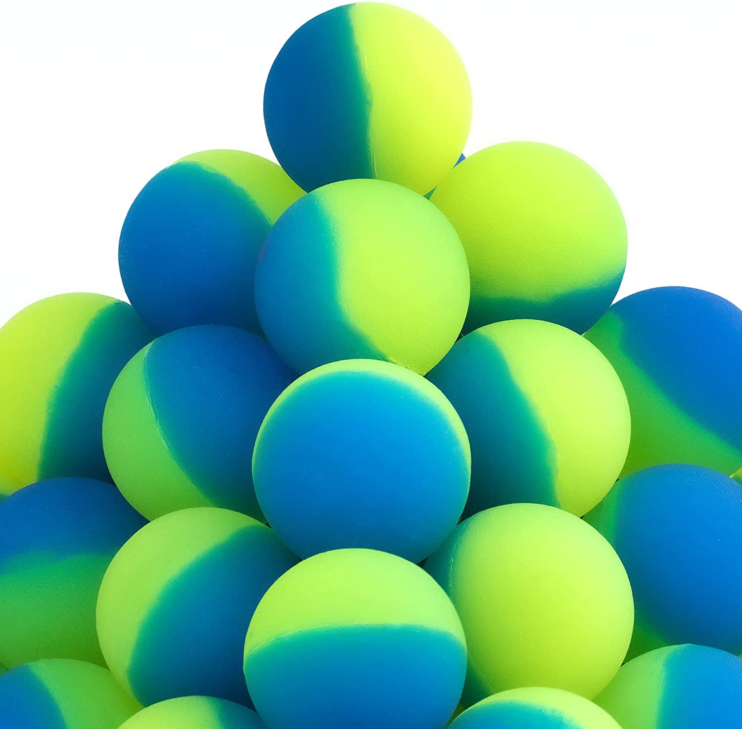 Icy Hi-Bounce Balls  Green-Blue 45 mm