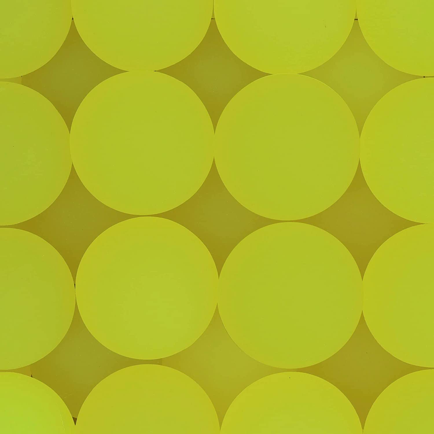Glowing Bounce Balls Yellow 45 mm