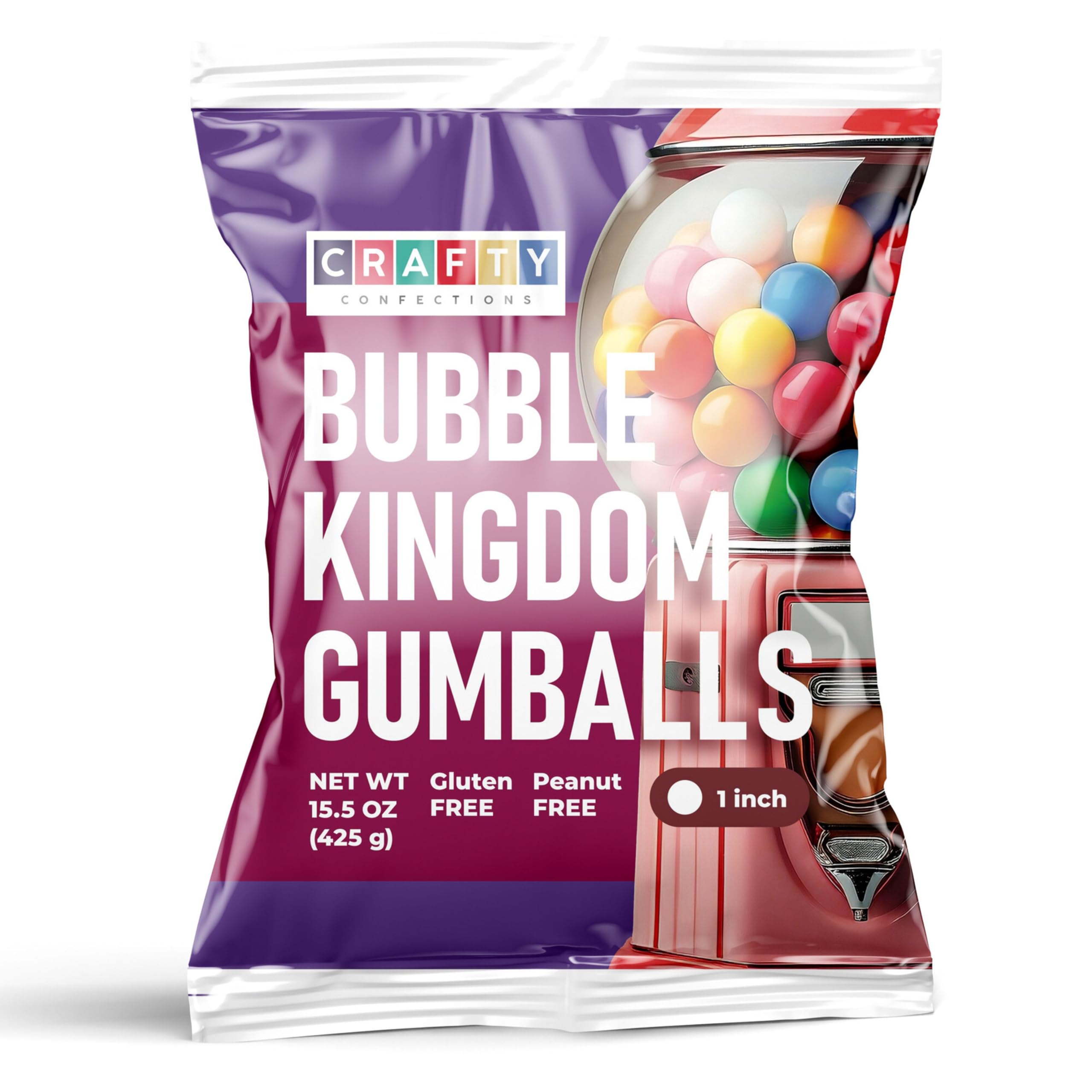 Chewing Gum for Kids - 1 Inch Large Gumballs - 50 Pcs Gum Balls - Assorted Flavors Double Bubble Chewing Gum -for Kids Chewing Gum for Kids - 1 Inch Large Gumballs - 50 Pcs Gum Balls - Assorted Flavors Double Bubble Chewing Gum -for Kids