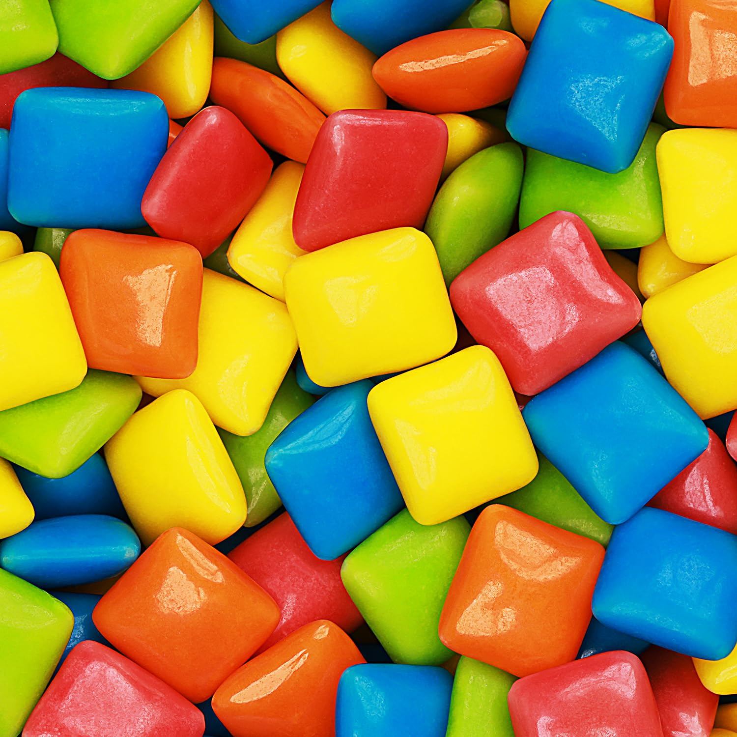 Chiclet Gum Tabs - Fun In The Sun Assorted Colors - Tropical Fruits Flavors Chewing Gums - Chicle Tab Bulk Package, 2.4 lb Chiclet Gum Tabs - Fun In The Sun Assorted Colors - Tropical Fruits Flavors Chewing Gums - Chicle Tab Bulk Package, 2.4 lb