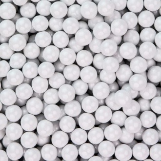 10 LB Shimmer White Gumballs 0.62" – Pineapple Flavor gumballs in bulk