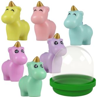 "Mini Lil  Unicorn Capsule Set: 250 Magical Collectible Squeeze Toys for Kids and Collectors" vending supply