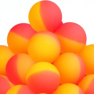 Icy Hi-Bounce Balls  Yellow-Red 45 mm