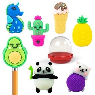 Bitty Buddy Pencil Toppers in 1.1" vending supply