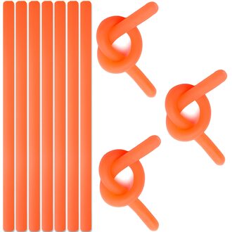 10 Pack Monkey Noodles - Stretchy Sensory Toys for Kids and Toddlers - Autism Sensory Products - Stretchy String - Party Favors for Kids - Treasure Box Toy for Classroom - Easter Toys - Red vending supply