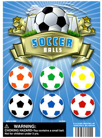 Mini Soccer Balls in Bulk Bag in 1