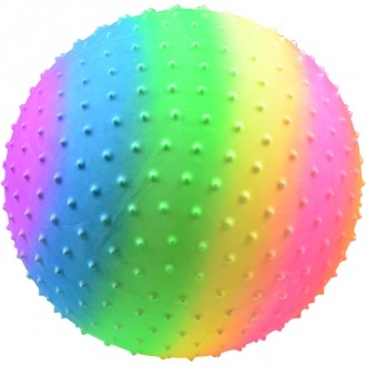 18in Giant Inflatable Knobby Vinyl Balls - 48-Pack Rainbow Fun for Summer Games vending supply