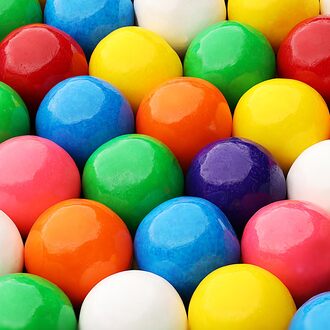 1.7 LB Double Bubble Gumballs 1" – Stand-Up Pouch gumballs in bulk