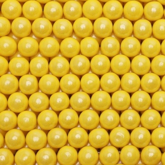 Bubble Max - Glimmer Yellow Bubble Gum 16mm gumballs in bulk