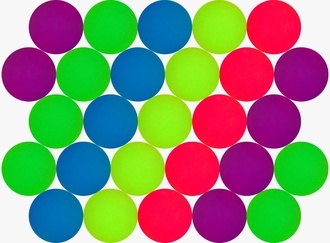 Glowing Bounce Balls 25 mm