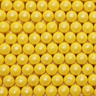 10 LB Shimmer Yellow Gumballs 0.62" – Lemon Flavor gumballs in bulk