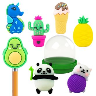 Bitty Buddy Pencil Toppers in 2" vending supply