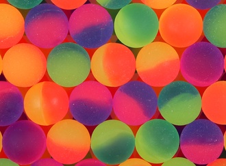 32mm Icy Hi-Bounce Toy Balls with Frosted Texture - Multicolor, Unique Collectible Ball Mix for Fun Activities, Bag of 100 Pieces