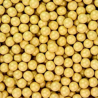 10 LB Shimmer Gold Gumballs 0.62" – Grapefruit Flavor gumballs in bulk