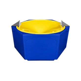 Commercial Coin Twister Funnel Machine Blue – Interactive Coin Spinner Game gumball machine