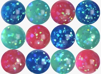 Square Gliter Balls 45 mm
