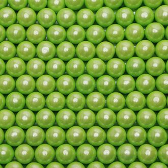 10 LB Shimmer Green Gumballs 0.62" – Green Apple Flavor gumballs in bulk