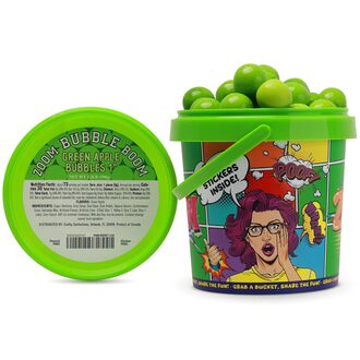 1.3 LB Green Apple Gumballs 1" – Bucket gumballs in bulk