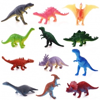 2" Dinosaurs 12 pcs vending supply