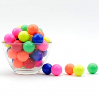 144 pcs Solid Color Hi-Bounce Ball 27 mm