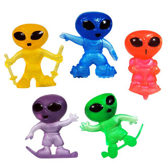 1   Mini Aliens (color) 100 pcs vending supply